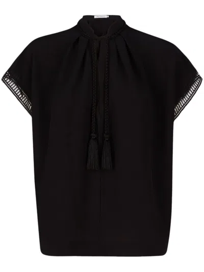 SIMONA CORSELLINI CAP SLEEVES BLOUSE