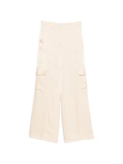 Simona Corsellini Concealed-closure Cargo Pants In Neutrals