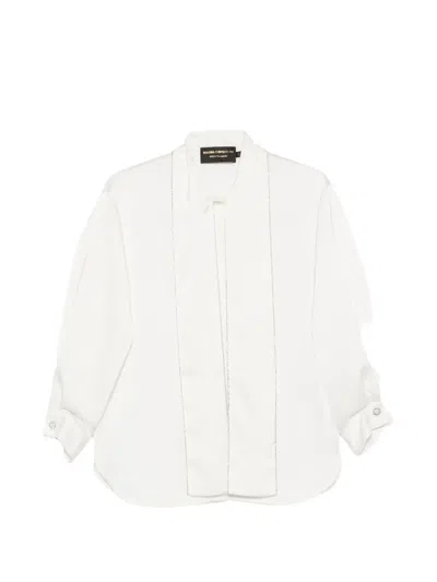 Simona Corsellini Crystal-embellished Blouse In White