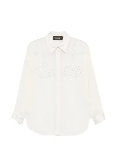 Simona Corsellini Crystal-embellishment Shirt In White