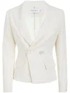 Simona Corsellini Double-breasted Blazer In Neutrals