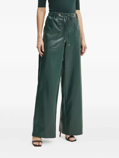Simona Corsellini Drawstring Pocket Trousers In Green