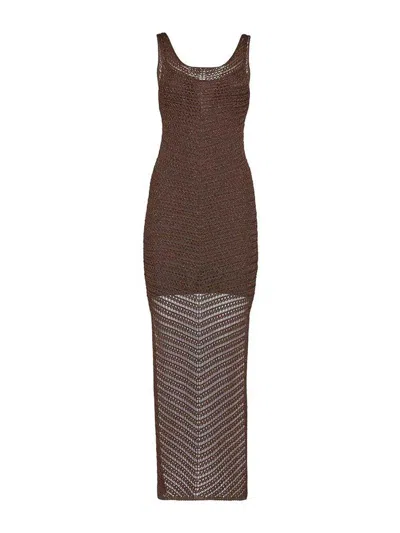 Simona Corsellini Dress In Brown