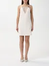 Shop Simona Corsellini Dress  Woman Color Ivory