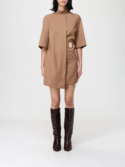 Simona Corsellini Dress  Woman Color Tobacco In Brown