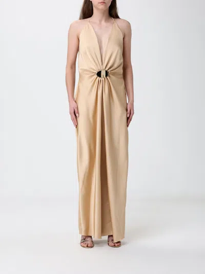 Simona Corsellini Dress Woman In Gold
