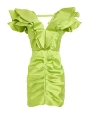 Simona Corsellini Edizione Limitata Woman Mini Dress Lime Green Size 4 Polyester