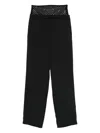 Simona Corsellini Embellished Trousers In Black