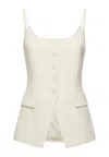 Simona Corsellini Button-front Sleeveless Top