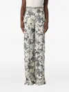 Simona Corsellini Wide-leg Trousers With Floral Print