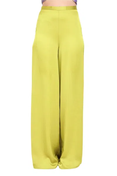 Simona Corsellini Green Polyester Trousers