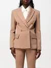 Simona Corsellini Jacket  Woman Color Beige In Beige