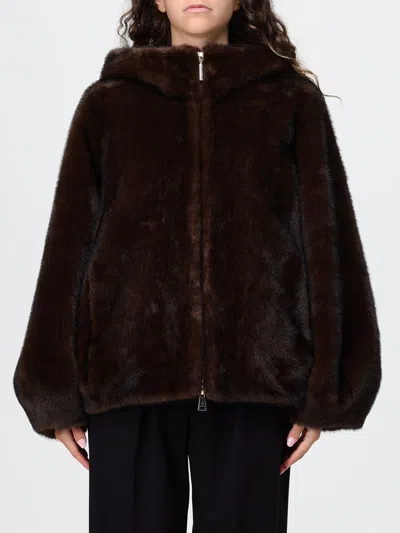 Simona Corsellini Jacket Woman Color Brown