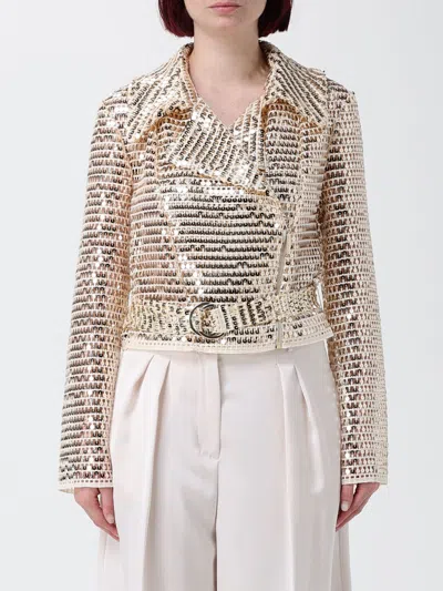 Simona Corsellini Jacket Woman In Gold