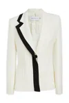 Simona Corsellini Contrast-lapel Blazer In 0380