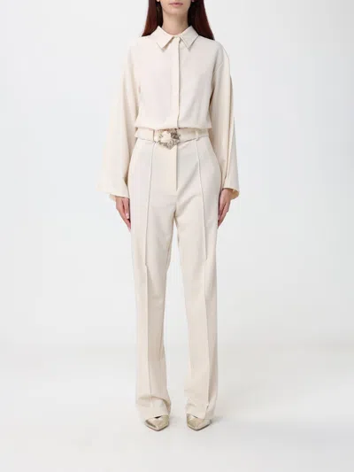 Simona Corsellini Jumpsuit Woman Color Beige In Neutral