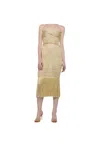 Simona Corsellini Knit Skirt Woman  With Perforated Fringes