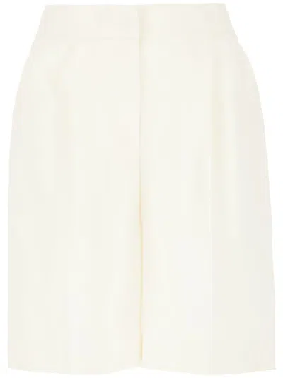 Simona Corsellini Logo-plaque Shorts In 0359