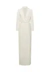 Simona Corsellini Long Dress With Cross Neck Woman  With Spade