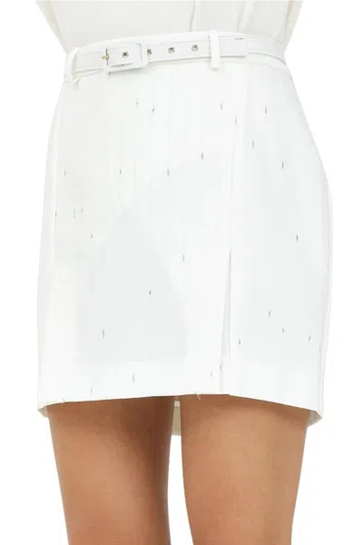 Simona Corsellini Mini Skirt - White