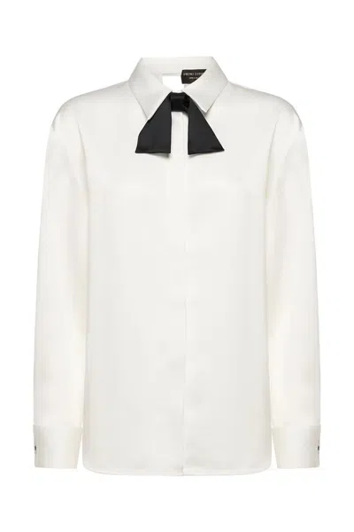 Simona Corsellini Multicolor Cotton Shirt In White