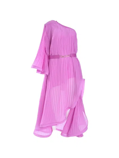Simona Corsellini One-shoulder Dress In Purple