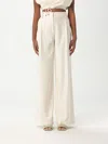 Simona Corsellini Pants  Woman Color Ivory In Ivory