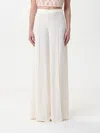 Simona Corsellini Pants  Woman Color Ivory In Ivory