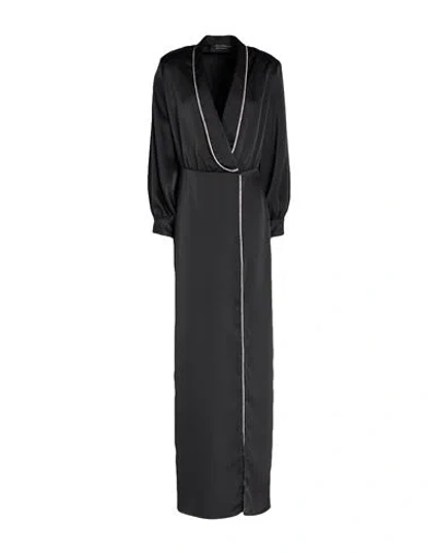 Simona Corsellini Party Edition Woman Maxi Dress Black Size 6 Polyester