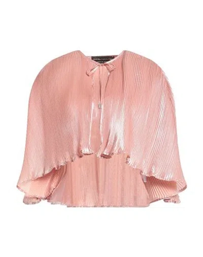 Simona Corsellini Party Edition Woman Shrug Salmon Pink Size Onesize Polyester