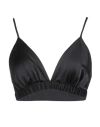 Simona Corsellini Party Edition Woman Top Black Size 6 Polyester, Elastane In Black