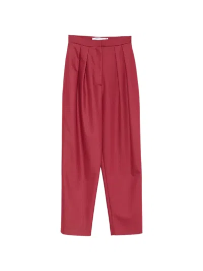 Simona Corsellini Pleated Tailored Trousers In Black