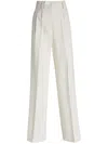 Simona Corsellini Pleated Trousers In White