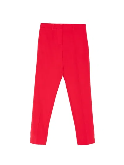 Simona Corsellini Pressed-crease Tailored Trousers In Animal Print