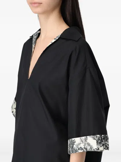Simona Corsellini Printed-cuff Blouse