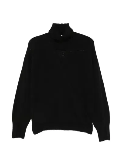 Simona Corsellini Roll-neck Sweater In Black