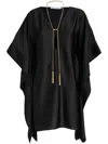 Simona Corsellini Satin Midi Dress In Black