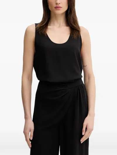 Simona Corsellini Scoop-neck Top In Black