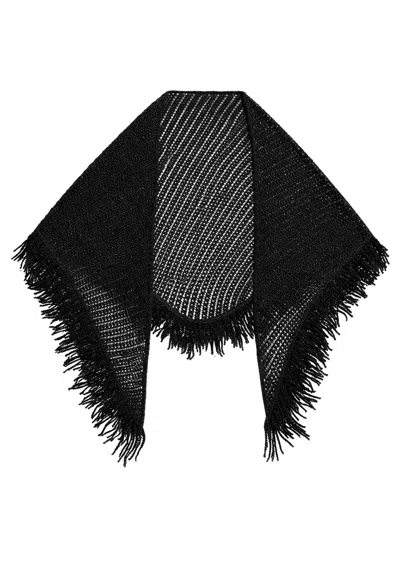 Simona Corsellini Shawl Woman  In Black