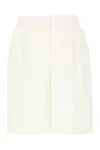 Simona Corsellini Logo-plaque Shorts In White
