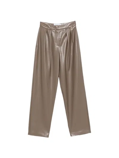 Simona Corsellini Simona Pleated Trousers In Brown