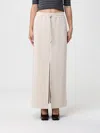 Simona Corsellini Skirt  Woman Color Beige In Neutral