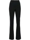 Simona Corsellini Straight Sheath Trousers In Black