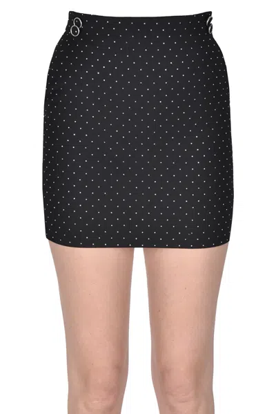 Simona Corsellini Studded Mini Skirt In Multi