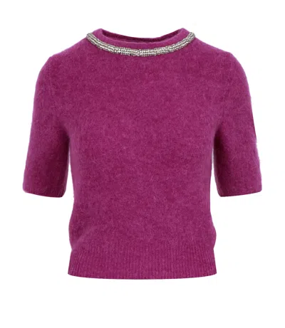 Simona Corsellini Sweaters Magenta In Purple