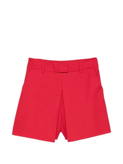 Simona Corsellini Tailored Shorts In Red