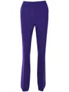 Simona Corsellini Tapered Trousers In Purple