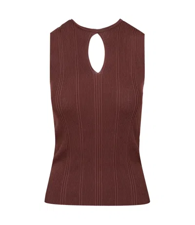 Simona Corsellini Top In Brown