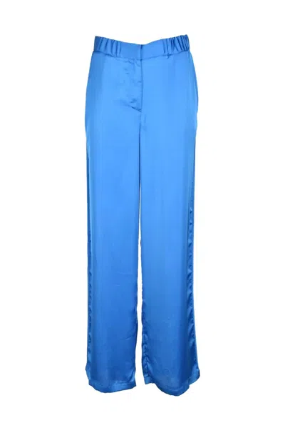 Simona Corsellini Trousers - Turquoise In Blue