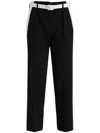 Simona Corsellini Two-tone Trousers In Black